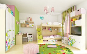 Детская комната Флёр (Белый/корпус Клен) в Марьяновке - maryanovka.katalogmebeli.com | фото 6
