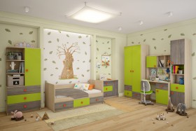 Детская комната Пуговка в Марьяновке - maryanovka.katalogmebeli.com | фото