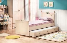 Кровать детская Балли 2-х уровневая (венге/белфорт) в Марьяновке - maryanovka.katalogmebeli.com | фото 2
