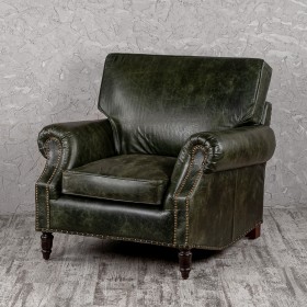Кресло кожаное Лофт Аристократ (ширина 1070 мм) в Марьяновке - maryanovka.katalogmebeli.com | фото 1
