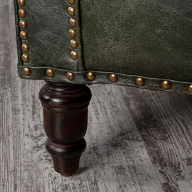 Кресло кожаное Лофт Аристократ (ширина 1070 мм) в Марьяновке - maryanovka.katalogmebeli.com | фото 3