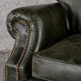 Кресло кожаное Лофт Аристократ (ширина 1070 мм) в Марьяновке - maryanovka.katalogmebeli.com | фото 5