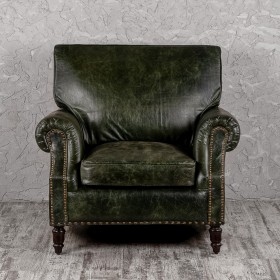 Кресло кожаное Лофт Аристократ (ширина 1070 мм) в Марьяновке - maryanovka.katalogmebeli.com | фото 9