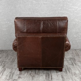 Кресло кожаное Лофт Аристократ (ширина 1100 мм) в Марьяновке - maryanovka.katalogmebeli.com | фото 7