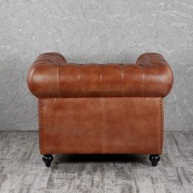 Кресло кожаное Лофт Честер (кожа) в Марьяновке - maryanovka.katalogmebeli.com | фото 7