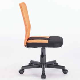 Кресло компактное BRABIX Smart MG-313 (черный, оранжевый) в Марьяновке - maryanovka.katalogmebeli.com | фото 2