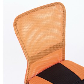Кресло компактное BRABIX Smart MG-313 (черный, оранжевый) в Марьяновке - maryanovka.katalogmebeli.com | фото 4
