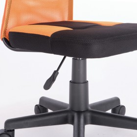 Кресло компактное BRABIX Smart MG-313 (черный, оранжевый) в Марьяновке - maryanovka.katalogmebeli.com | фото 5