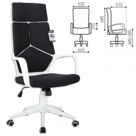 Кресло офисное BRABIX Prime EX-515 (черная ткань) в Марьяновке - maryanovka.katalogmebeli.com | фото 1
