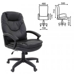 Кресло офисное BRABIX Trend EX-568 (черный) в Марьяновке - maryanovka.katalogmebeli.com | фото 1