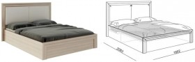 Кровать 1,6 Глэдис (М32) с подъемным механизмом Распродажа в Марьяновке - maryanovka.katalogmebeli.com | фото 2
