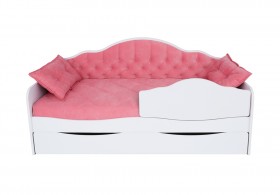 Кровать 170 серии Иллюзия Лайт 1 ящик 89 Розовый (подушки) в Марьяновке - maryanovka.katalogmebeli.com | фото