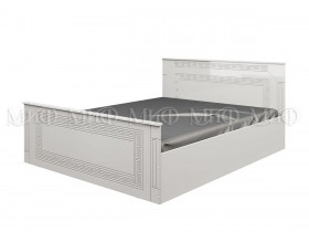 Кровать Афина-1 1,4 м (Белый/Белый глянец) в Марьяновке - maryanovka.katalogmebeli.com | фото