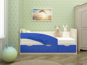 Кровать детская 1,6м Дельфин (Розовый металлик) в Марьяновке - maryanovka.katalogmebeli.com | фото 7