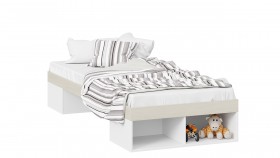 Кровать «Сканди»  Дуб Гарден/Белый в Марьяновке - maryanovka.katalogmebeli.com | фото