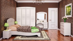 Модульная спальня Каролина в Марьяновке - maryanovka.katalogmebeli.com | фото 1