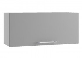 Монца ВПГ 800 Шкаф верхний горизонтальный высокий (Мрамор Арктик/корпус Серый) в Марьяновке - maryanovka.katalogmebeli.com | фото