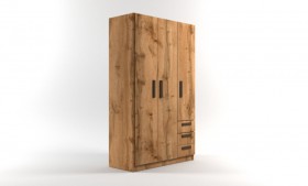 Шкаф 3-х створчатый с ящиками Шервуд (Дуб Вотан) в Марьяновке - maryanovka.katalogmebeli.com | фото