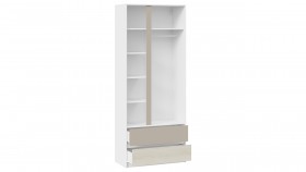Шкаф для одежды комбинированный «Сканди» Дуб Гарден/Белый/Глиняный серый в Марьяновке - maryanovka.katalogmebeli.com | фото 5