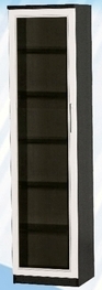 Шкаф средний со стеклодверью ДЛЯ ГОСТИНОЙ ШСС-450 Венге/Дуб выбеленный в Марьяновке - maryanovka.katalogmebeli.com | фото