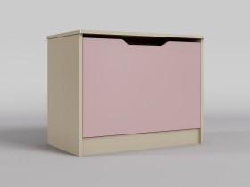 Ящик для игрушек Грэйси (Розовый/корпус Клен) в Марьяновке - maryanovka.katalogmebeli.com | фото